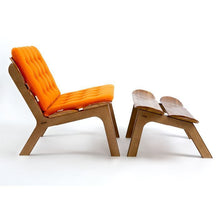 BoardChair - Orange | Dansk designet loungestol med orange hyndesæt