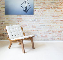 BoardChair - Råhvid | Dansk designet loungestol med råhvidt hyndesæt